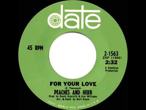 1967 HITS ARCHIVE: For Your Love - Peaches and Herb (mono 45)