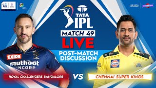 Live IPL 2022 | Royal Challengers Bangalore vs Chennai Super Kings | RCB vs CSK | Post Match Session