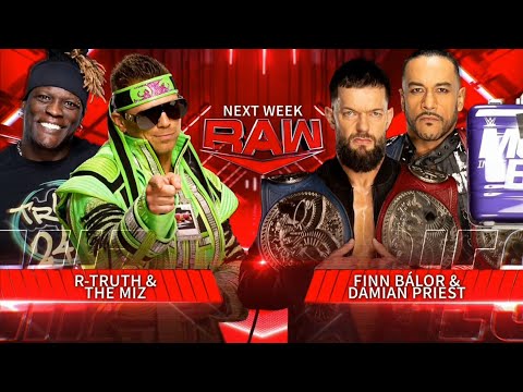 Finn Balor & Damian Priest vs R-Truth & The Miz | WWE RAW 01/15/24