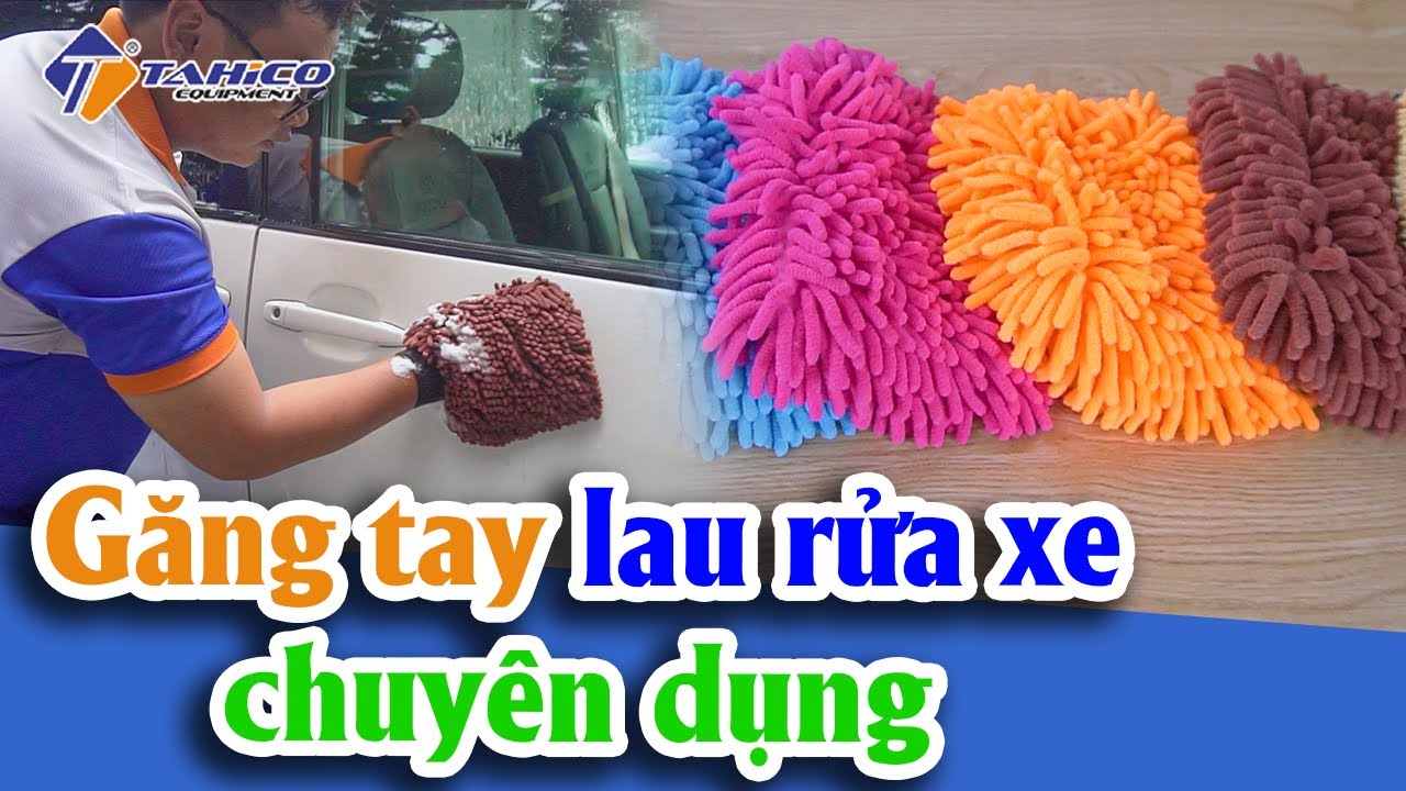 Bao tay lau rửa ô tô xe máy chuyên dụng 26