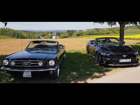 New Ford Mustang GT V8 5.0  | 2018 pure sound | 2018 vs 1966 Mustang