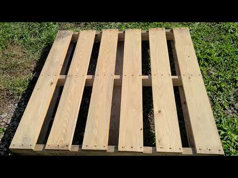 Beekeeping on the cheap. Hard wood pallets