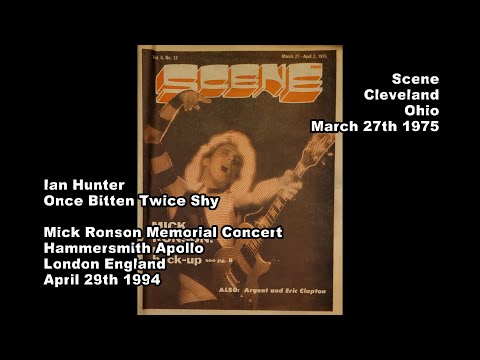 Ian Hunter - Once Bitten Twice Shy - Scene Cleveland OH 3/27/75 Mick Ronson