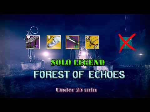 Solo Legend Shattered Realm Forest of Echoes - Under 25 Minutes [Destiny 2]