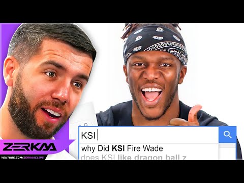 Zerkaa Reacts To KSI Answers The Web's Most Searched Questions