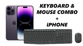 How To Connect Bluetooth Keyboard and Mouse Combo To iPhone with Dongle