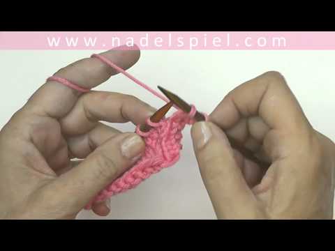 Stricken lernen mit eliZZZa #20 * Maschen abnehmen durch Überzogen Zusammenstricken