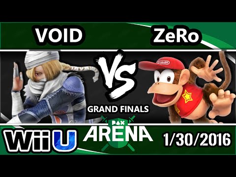 PAX South Arena - TSM | Zero (Diddy Kong) Vs. 2GG | Void (Sheik) SSB4 GF - Smash Wii U - Smash 4