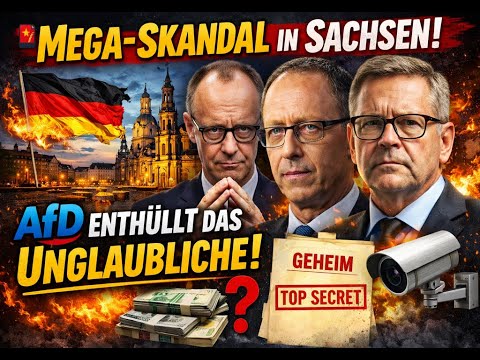 🚨MEGA-SKANDAL IN SACHSEN –AFD enthüllt das UNGLAUBLICHE!