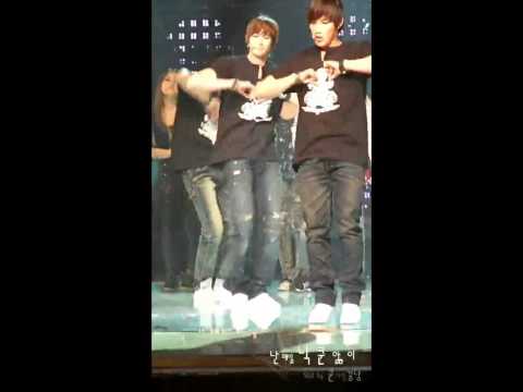 091230 mbc [fancam khun] boom boom pow khunyoung & 4 monkey