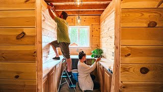 Let There Be Light! PROGRESS on our Rustic Cabin Walk In Pantry!