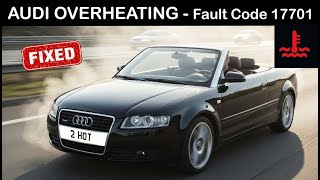 Audi A4 - How to replace thermostat & fix overheating and coolant leak problems. Step by step guide.