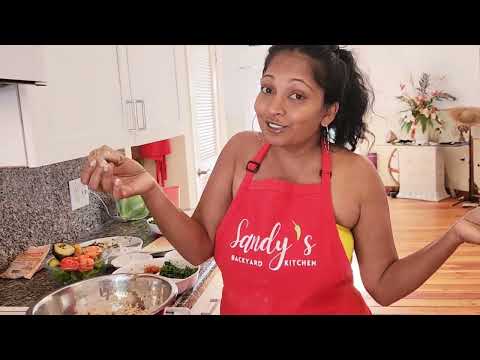 Guyanese 🇬🇾 Style Fried Rice Recipe.  1st time cooking it & Preparing Chicken for BBQ & Grilling.