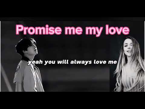 PROMISE ME MY LOVE-CINTANYA AKU Jungkook with lyrics