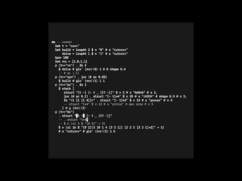Charli XCX – Vroom Vroom (Lil Data TidalCycles live coding edit)