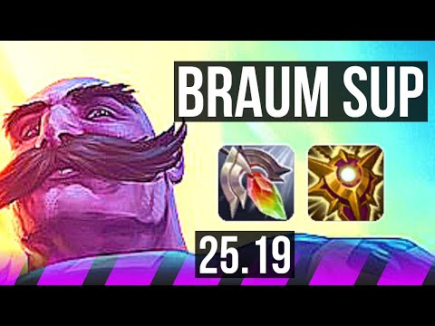 BRAUM & Senna vs PYKE & Lucian (SUP) | KR Master | 25.19