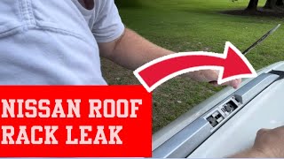 How to stop water leak in a Nissan Rogue (after car wash and heavy rain)