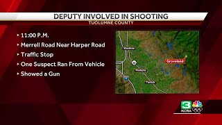 Tuolumne County deputy shoots at fleeing man who showed firearm