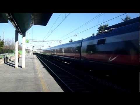ES* italia AV - frecciarossa9528 in transito a Rescaldina FNM!! con 2 minuti di ANTICIPO!