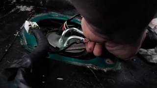 Installing the fuel pump and sending unit into my 90's Escort GT