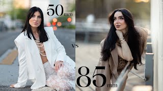 INSANE STREET PORTRAITS 🇵🇱! 50mm vs 85mm | Canon R8 Photography