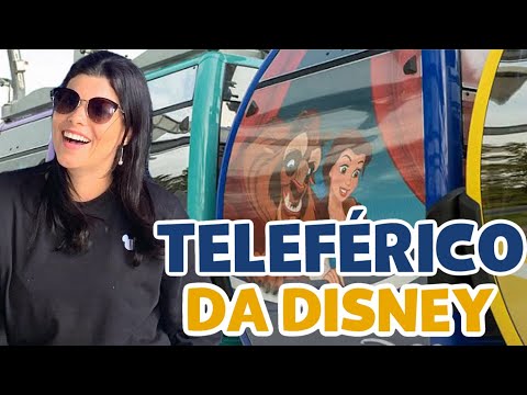 ANDANDO NO TELEFÉRICO DISNEY SKYLINER