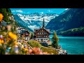 Walking In Interlaken Town Switzerland Before New Year Swiss Night Walk ‍ ️