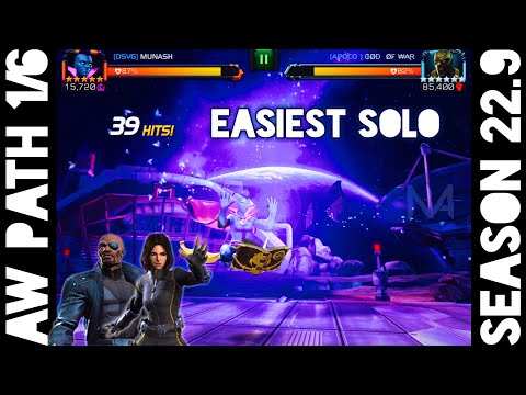 Sorcerer Supreme Easily Solos Rank 3 Killmonger Boss - Alliance War Season 22 War 9
