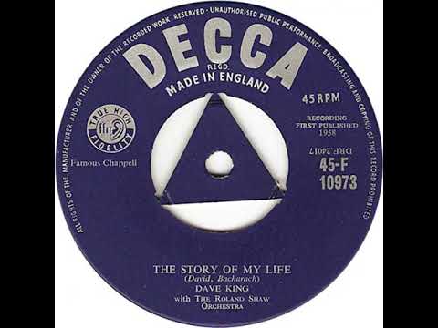 UK New Entry 1958 (16) Dave King - The Story Of My Life