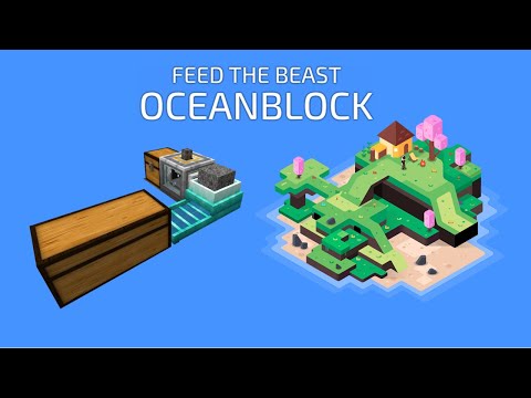 Minecraft FTB Ocean Block #4 Dia Sluice + Mesh keine Manuelle Pumpe mehr