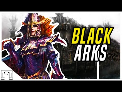 The Black Arks of Naggaroth! Floating Cities Made For Raiding And Slaving! Warhammer Fantasy Lore