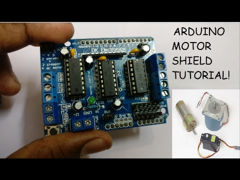 Arduino tutorial: using a motor shield!