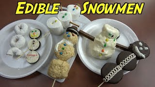 Ways To Make Edible Snowmen For Christmas- Food Life Hacks (DIY FROSTY) | Nextraker