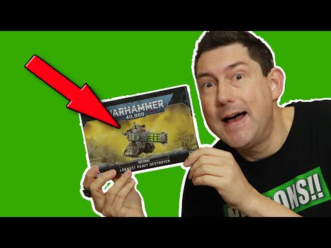 New Necron Lokhust Heavy Destroyer - Push Fit Really? Necrons Unboxing