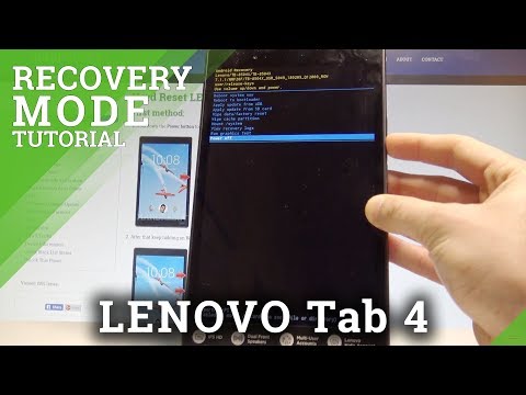 How to Enter Recovery Mode on LENOVO Tab 4 LTE - Exit Recovery Mode |HardReset.Info