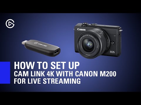 Elgato Cam Link 4K, DSL fotoaparato arba veiksmo kameros prijungimo kaip internetinė kamera adapteris video