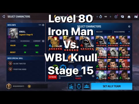 Level 80 Iron Man Vs. Knull Stage 15-Marvel Future Fight