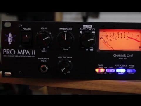 Art Pro MPA II Preamp Vocal Demo with Focusrite Scarlett