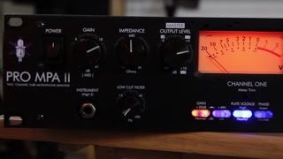 Video thumbnail for Art Pro MPA II Preamp Vocal Demo with Focusrite Scarlett by Todd Audio