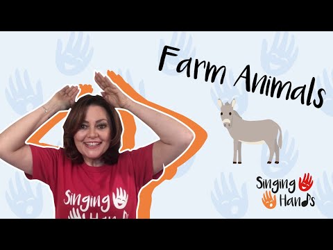 Makaton Topic - FARM ANIMALS - Singing Hands