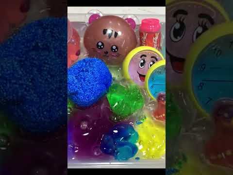 #2 Mixing Store Bought Slime Into Clear Slime - Most Satisfying Videos