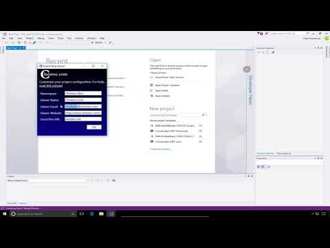 DNN 9 Series Video 15 - Skin/Theme project creation in Visual Studio 2017