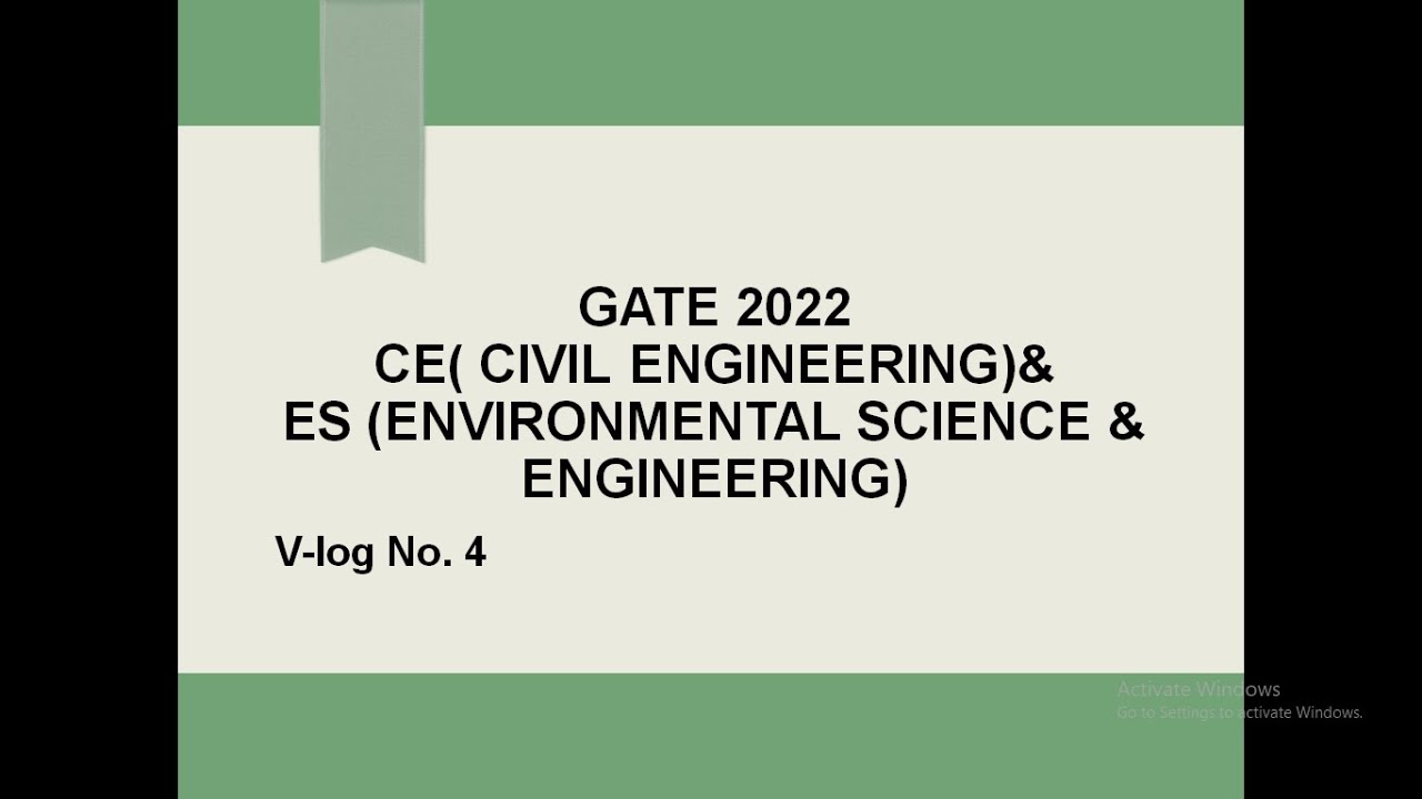 Update GATE 2022 #4 #CATECE #civilengineering