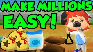 MAKING MILLIONS OF BELLS SELLING FISH BAIT! Best Animal Crossing New Horizons Money Guide!