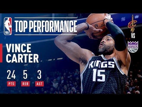 Vince Carter Scores 24 Pts (10-12 FG) in Win vs. Cavs | December 27, 2017