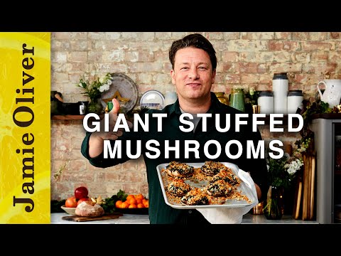 Gigantyczny faszerowany grzyb | Jamie Oliver