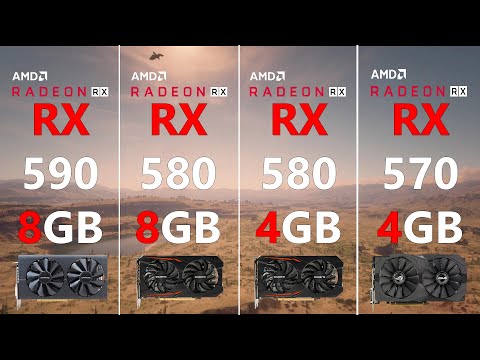 RX 590 vs RX 580 8GB vs RX 580 4GB vs RX 570 4GB Test in 7 Games