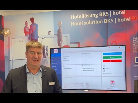 BKS/GU hat auf der BAU  eine Managementsoftware für das Gast- und Beherbergungsgewerbe vorgestellt
