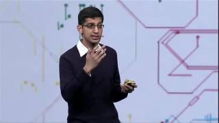 Sundar Pichai as VP of Product Management at Google I O 2010