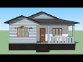 Tin Shed House Plan 3 Bedrooms Tin Set Home Design Village Home Plan With Tin Shed Roofing